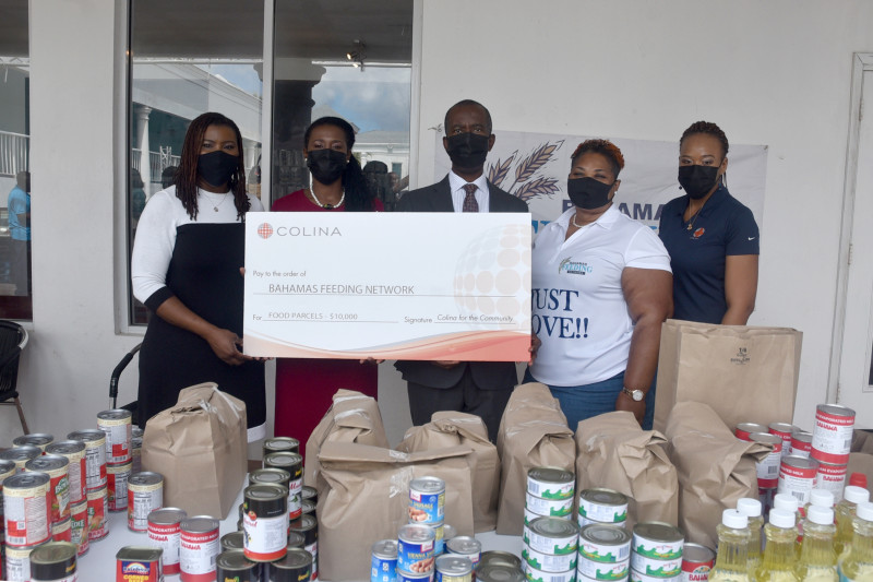 Colina Contributes 10k Towards Food Parcels Bahamas Feeding Network