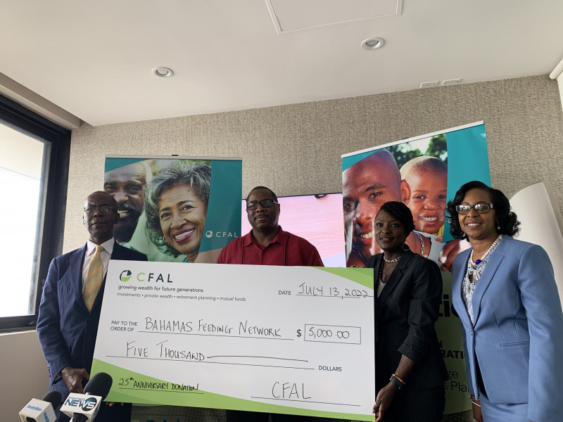 Bahamas Feeding Network receives donations from CFAL